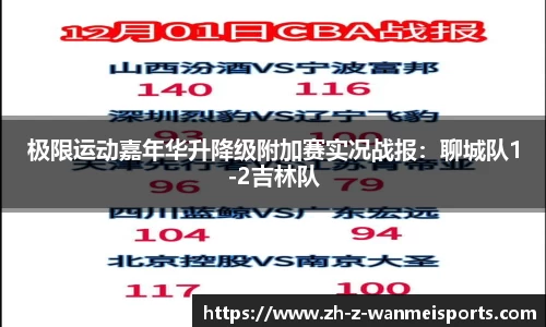 极限运动嘉年华升降级附加赛实况战报：聊城队1-2吉林队